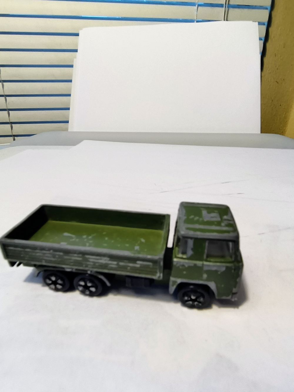 Diecast Green Military Toy  Truck - From Hong Kong 1/64 Scale Toys